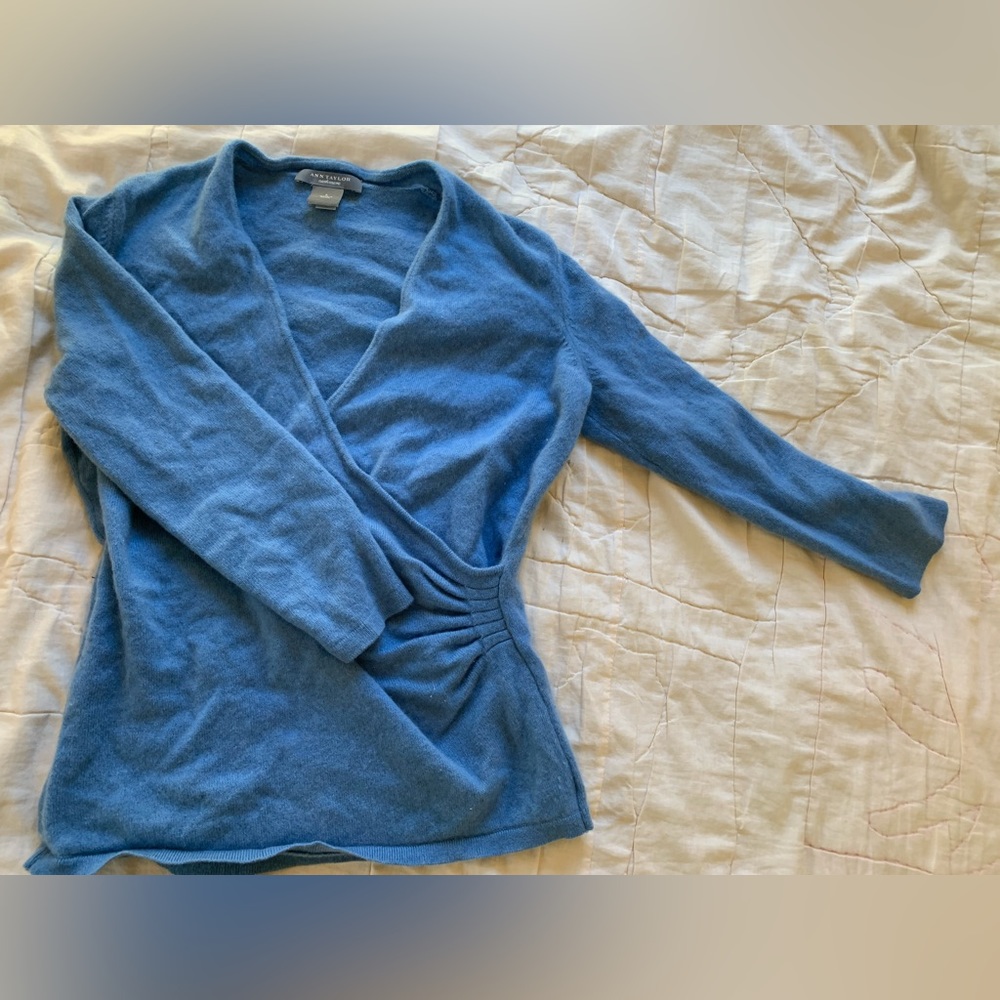 women’s cashmere three quarter length sweater